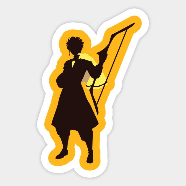 Claude (Fire Emblem Three Houses) - Sunset Shores Sticker by Kevandre